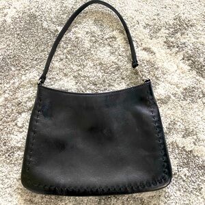 Banana Republic purse wristlet black leather